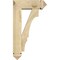 Ekena Millwork Balboa Arts and Crafts Rough Sawn Bracket w/ Offset Brace, Douglas Fir, 6"W x 16"D x 28"H BKT0604X16X28BOA03RDF - alternate 4